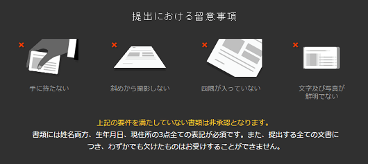 ハイローオーストラリア本人確認書類提出における留意事項