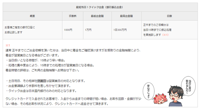 出金反映